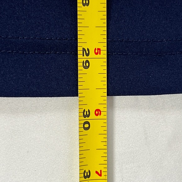 Mizzen+Main Mens Large Polo Shirt Navy Blue Phil Mickelson Performance Golf Top - Picture 6 of 8